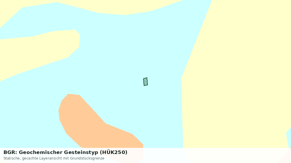 Statische Kartenansicht: BGR: Geochemischer Gesteinstyp (HÜK250)
