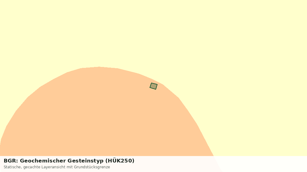 Statische Kartenansicht: BGR: Geochemischer Gesteinstyp (HÜK250)