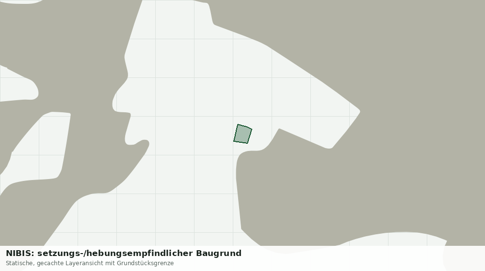 Statische Kartenansicht: NIBIS: setzungs-/hebungsempfindlicher Baugrund