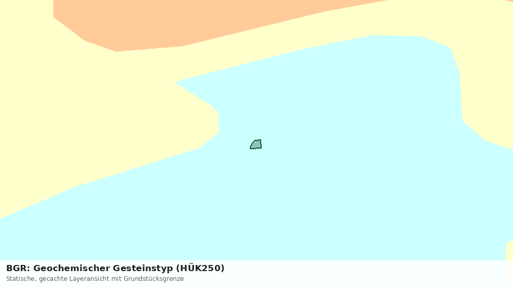 Statische Kartenansicht: BGR: Geochemischer Gesteinstyp (HÜK250)