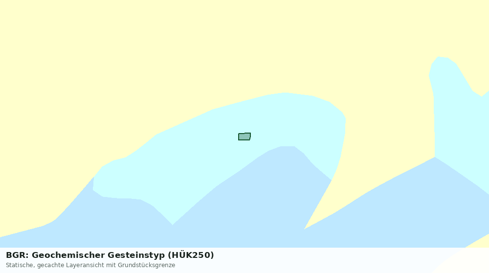 Statische Kartenansicht: BGR: Geochemischer Gesteinstyp (HÜK250)