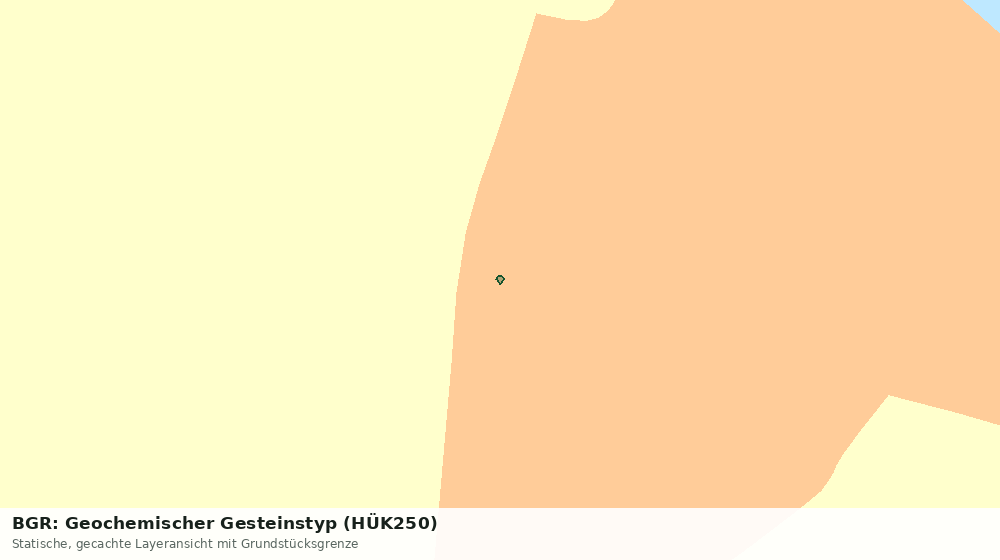 Statische Kartenansicht: BGR: Geochemischer Gesteinstyp (HÜK250)