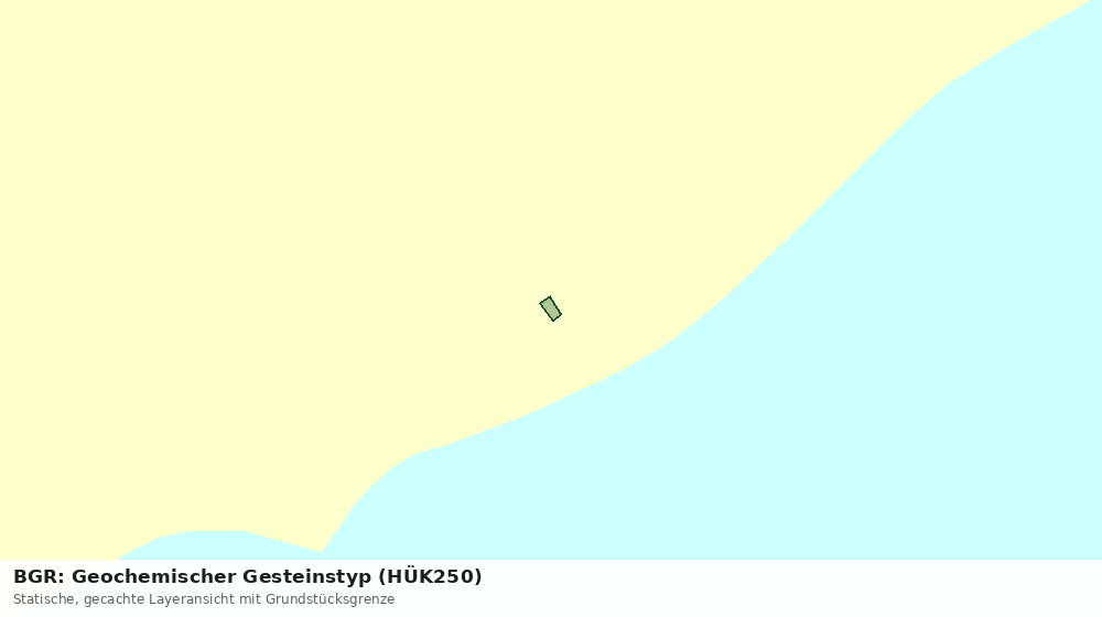 Statische Kartenansicht: BGR: Geochemischer Gesteinstyp (HÜK250)