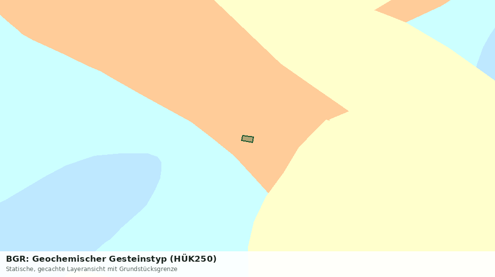 Statische Kartenansicht: BGR: Geochemischer Gesteinstyp (HÜK250)