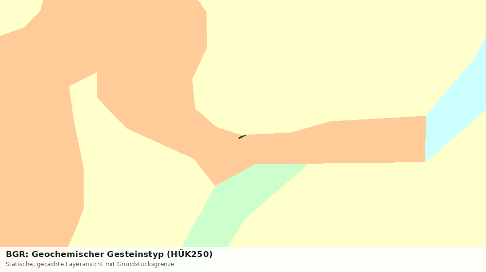 Statische Kartenansicht: BGR: Geochemischer Gesteinstyp (HÜK250)