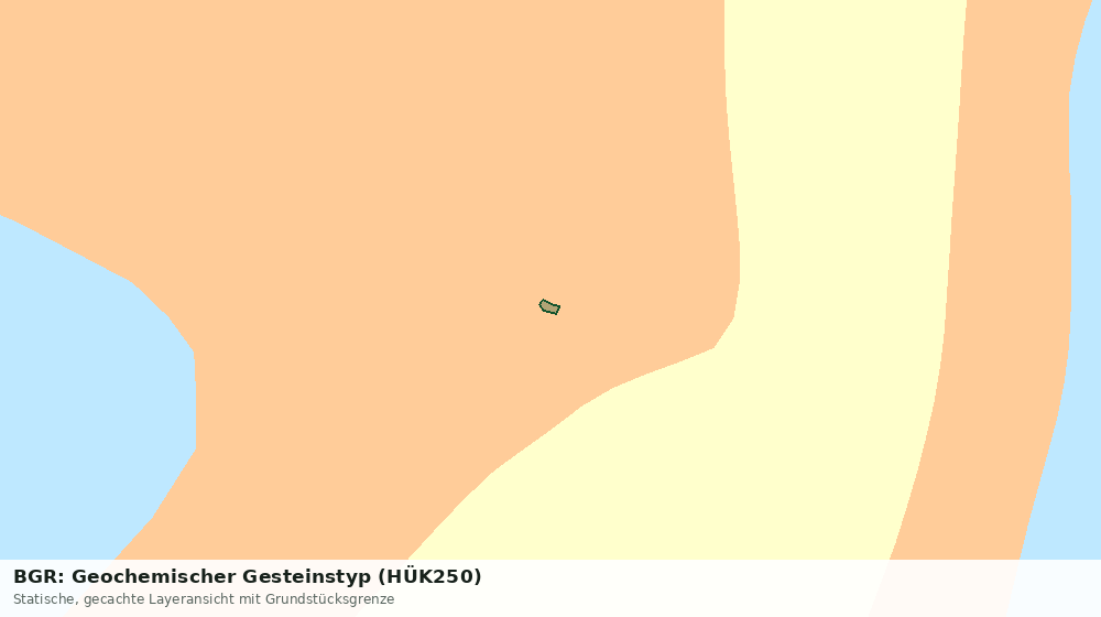 Statische Kartenansicht: BGR: Geochemischer Gesteinstyp (HÜK250)