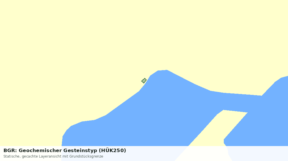 Statische Kartenansicht: BGR: Geochemischer Gesteinstyp (HÜK250)
