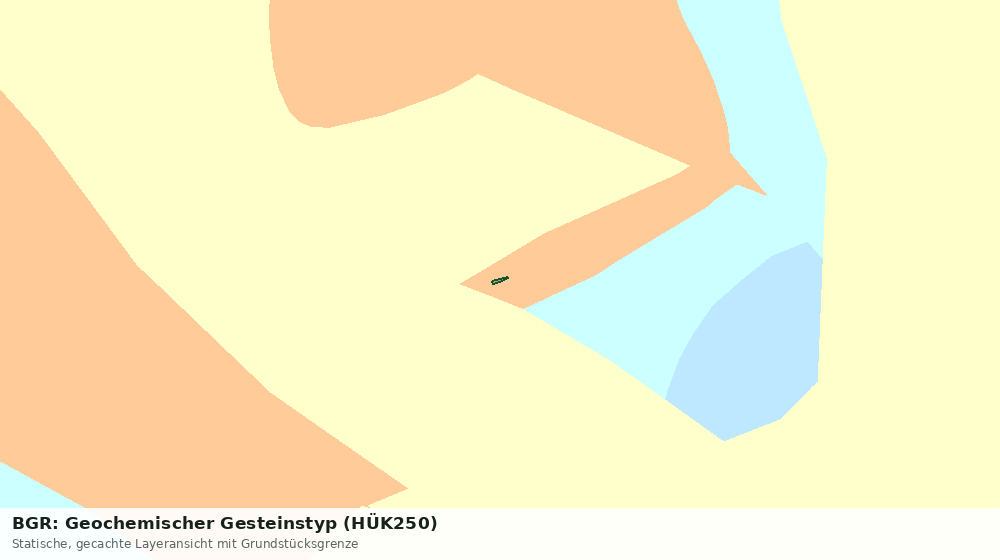 Statische Kartenansicht: BGR: Geochemischer Gesteinstyp (HÜK250)