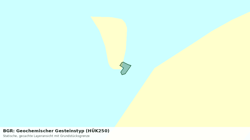 Statische Kartenansicht: BGR: Geochemischer Gesteinstyp (HÜK250)