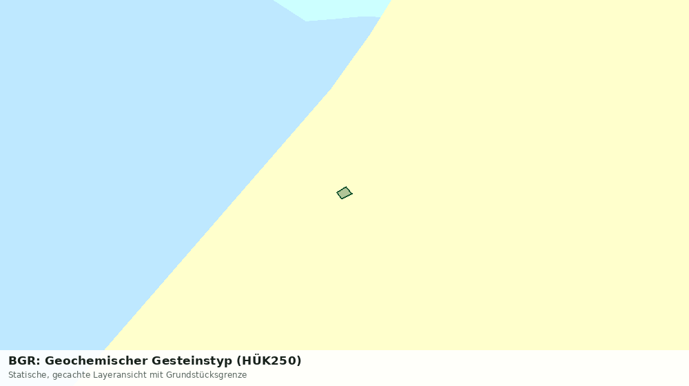 Statische Kartenansicht: BGR: Geochemischer Gesteinstyp (HÜK250)