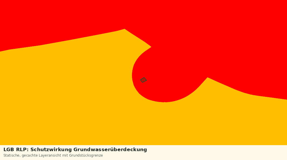Statische Kartenansicht: LGB RLP: Schutzwirkung Grundwasserüberdeckung