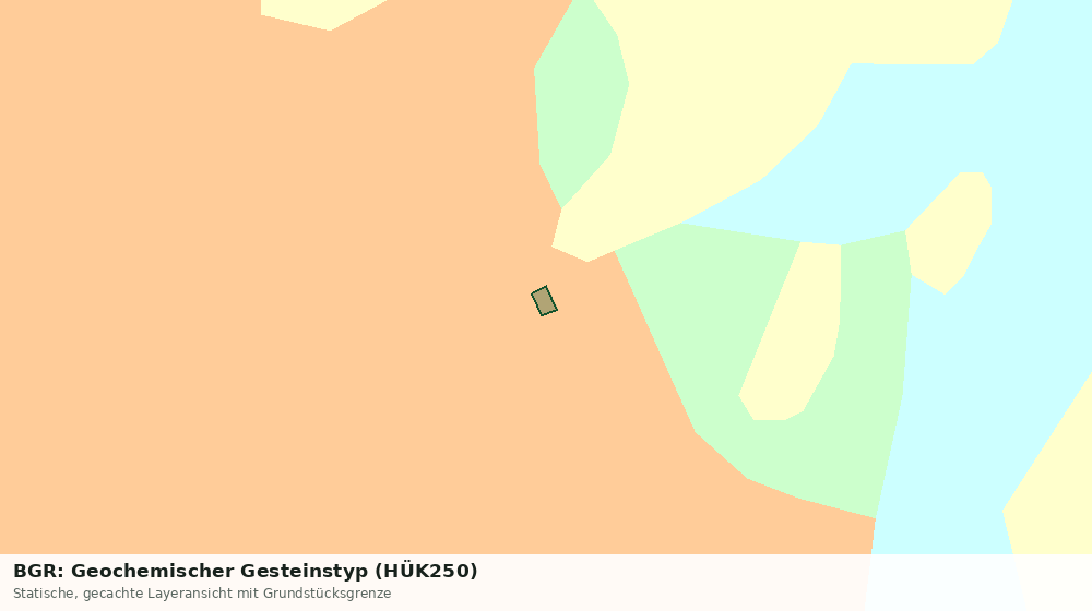 Statische Kartenansicht: BGR: Geochemischer Gesteinstyp (HÜK250)