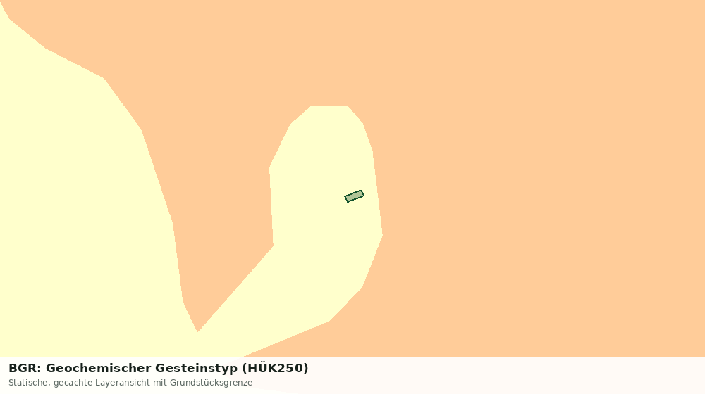 Statische Kartenansicht: BGR: Geochemischer Gesteinstyp (HÜK250)