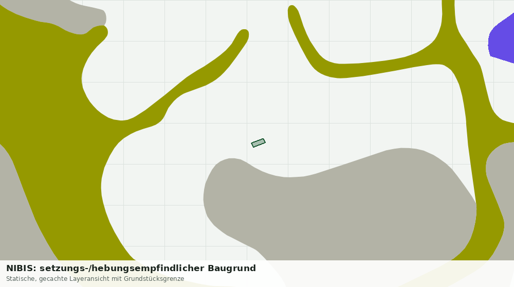 Statische Kartenansicht: NIBIS: setzungs-/hebungsempfindlicher Baugrund