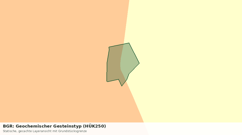 Statische Kartenansicht: BGR: Geochemischer Gesteinstyp (HÜK250)