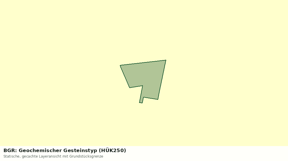 Statische Kartenansicht: BGR: Geochemischer Gesteinstyp (HÜK250)