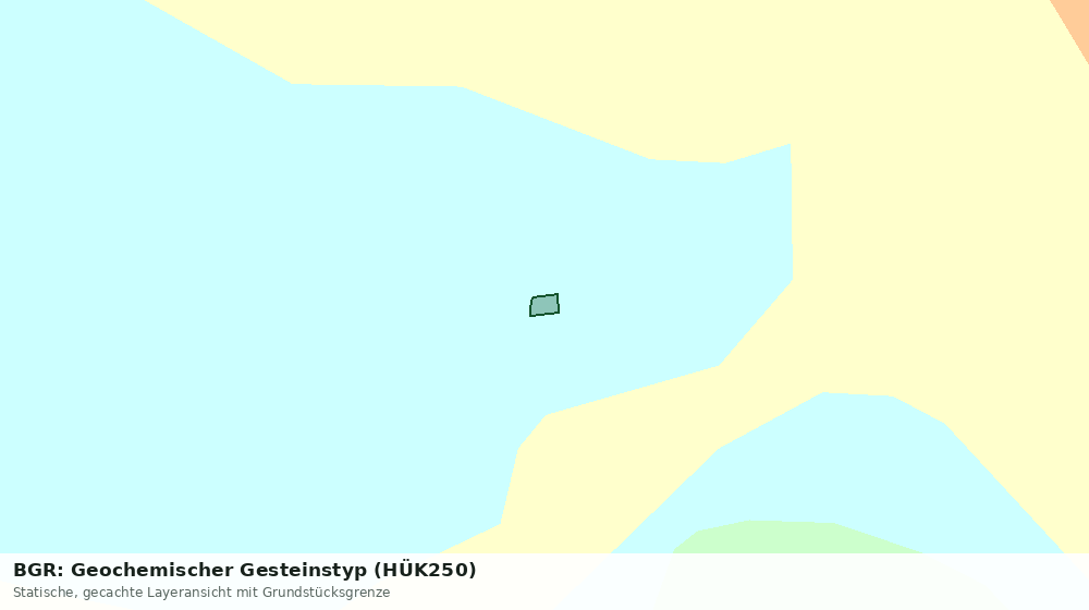 Statische Kartenansicht: BGR: Geochemischer Gesteinstyp (HÜK250)