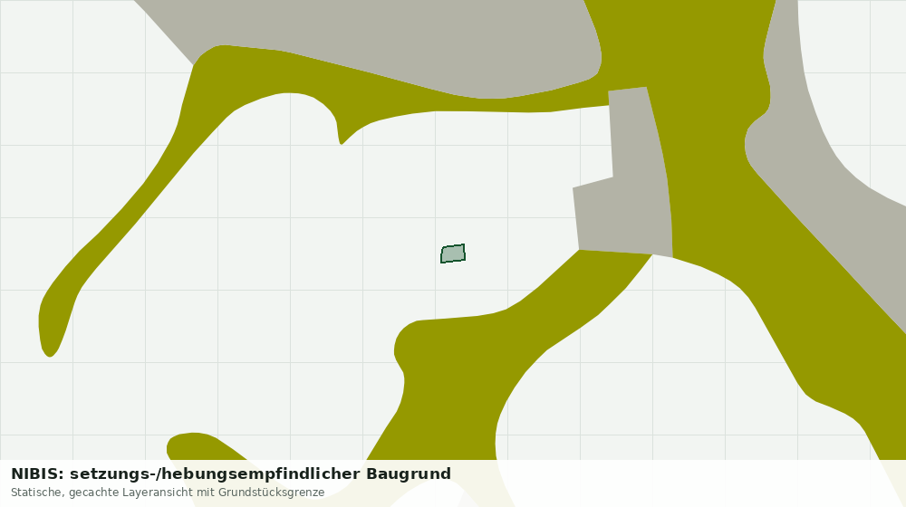Statische Kartenansicht: NIBIS: setzungs-/hebungsempfindlicher Baugrund