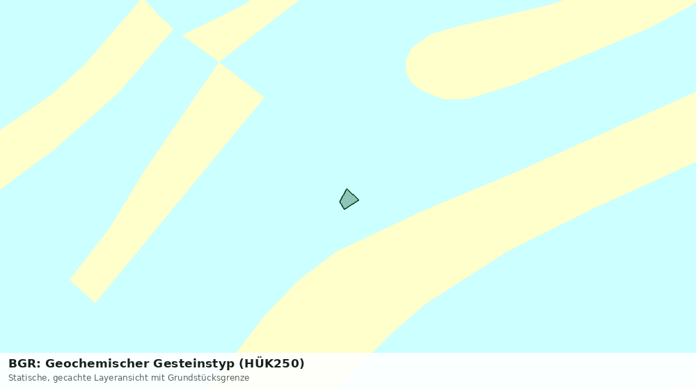 Statische Kartenansicht: BGR: Geochemischer Gesteinstyp (HÜK250)