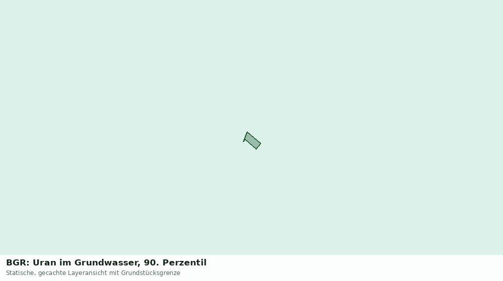 Statische Kartenansicht: BGR: Uran im Grundwasser, 90. Perzentil