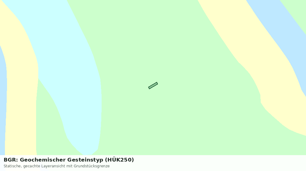 Statische Kartenansicht: BGR: Geochemischer Gesteinstyp (HÜK250)