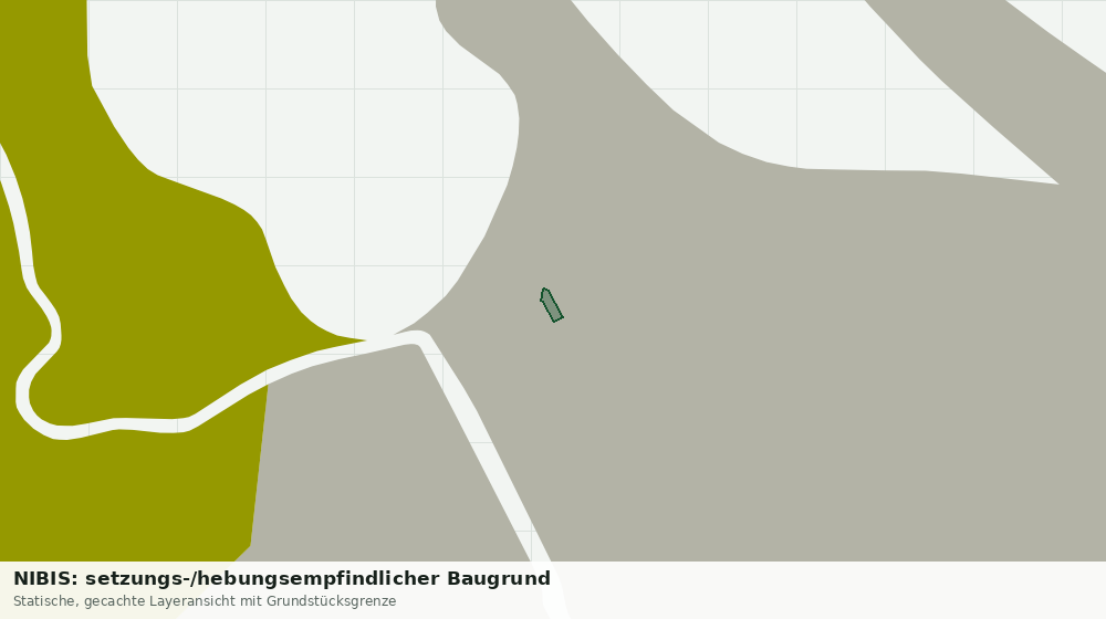 Statische Kartenansicht: NIBIS: setzungs-/hebungsempfindlicher Baugrund