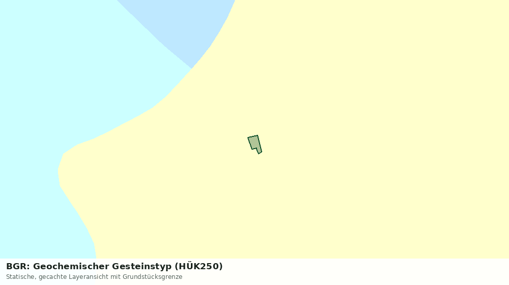 Statische Kartenansicht: BGR: Geochemischer Gesteinstyp (HÜK250)