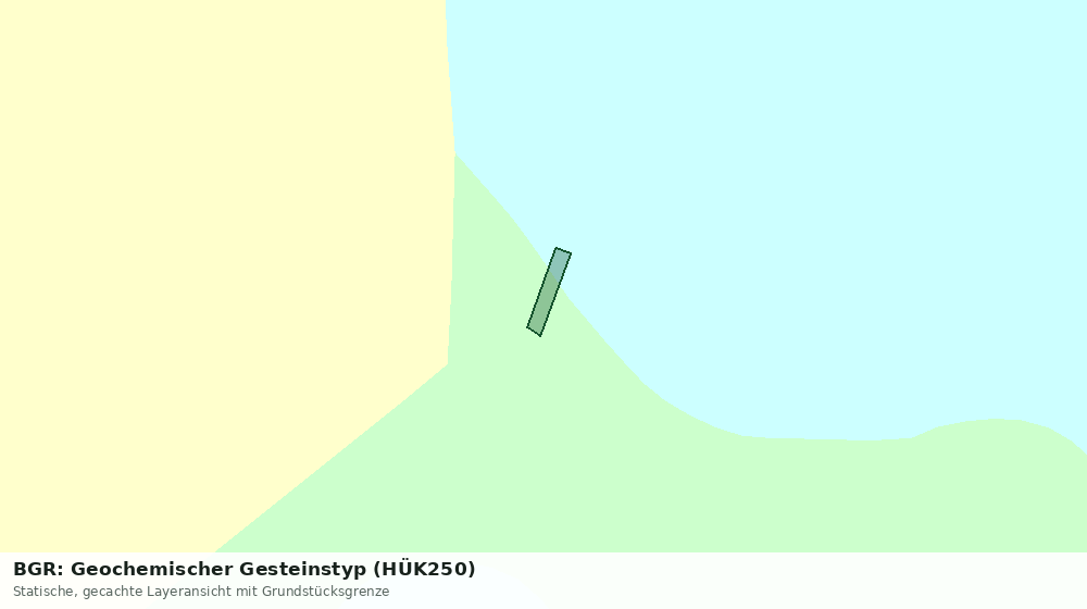 Statische Kartenansicht: BGR: Geochemischer Gesteinstyp (HÜK250)