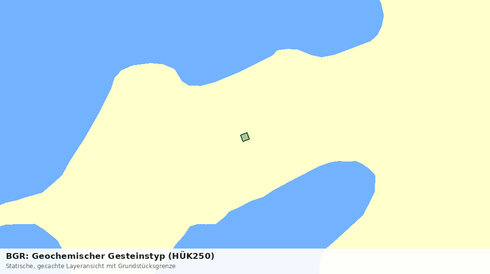 Statische Kartenansicht: BGR: Geochemischer Gesteinstyp (HÜK250)
