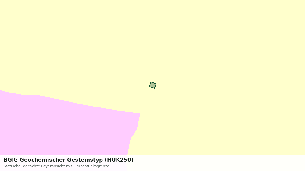 Statische Kartenansicht: BGR: Geochemischer Gesteinstyp (HÜK250)