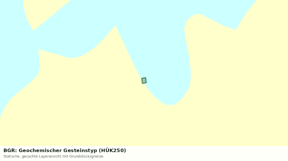 Statische Kartenansicht: BGR: Geochemischer Gesteinstyp (HÜK250)