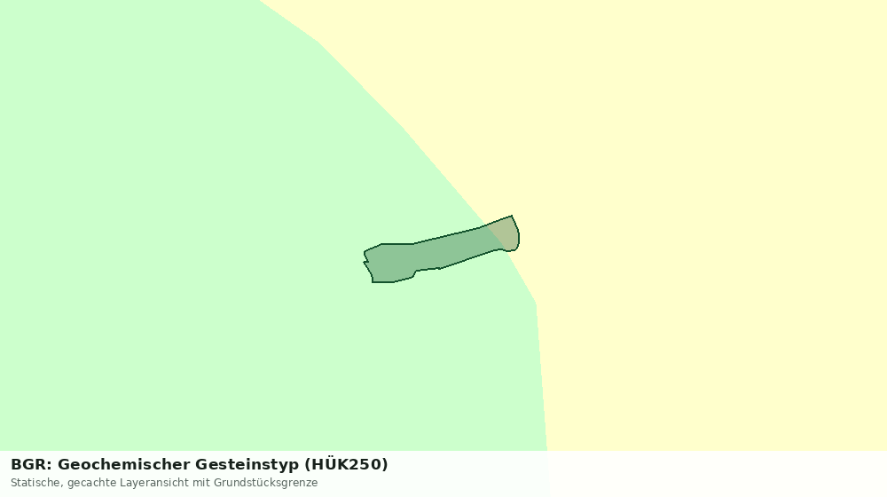 Statische Kartenansicht: BGR: Geochemischer Gesteinstyp (HÜK250)