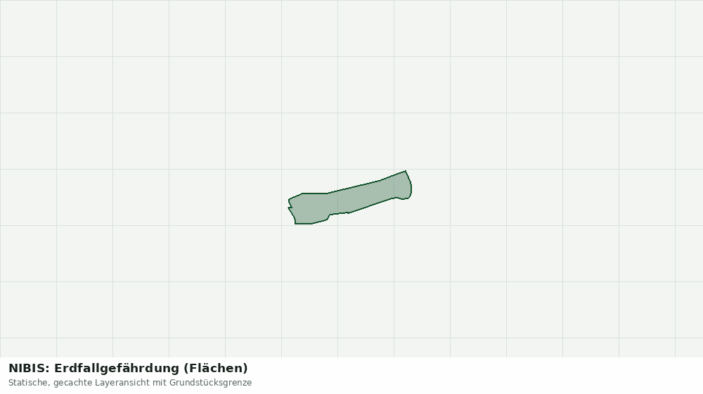 Statische Kartenansicht: NIBIS: Erdfallgefährdung (Flächen)
