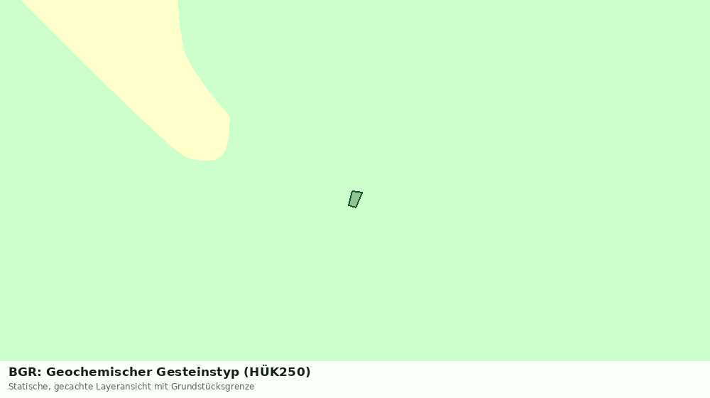 Statische Kartenansicht: BGR: Geochemischer Gesteinstyp (HÜK250)