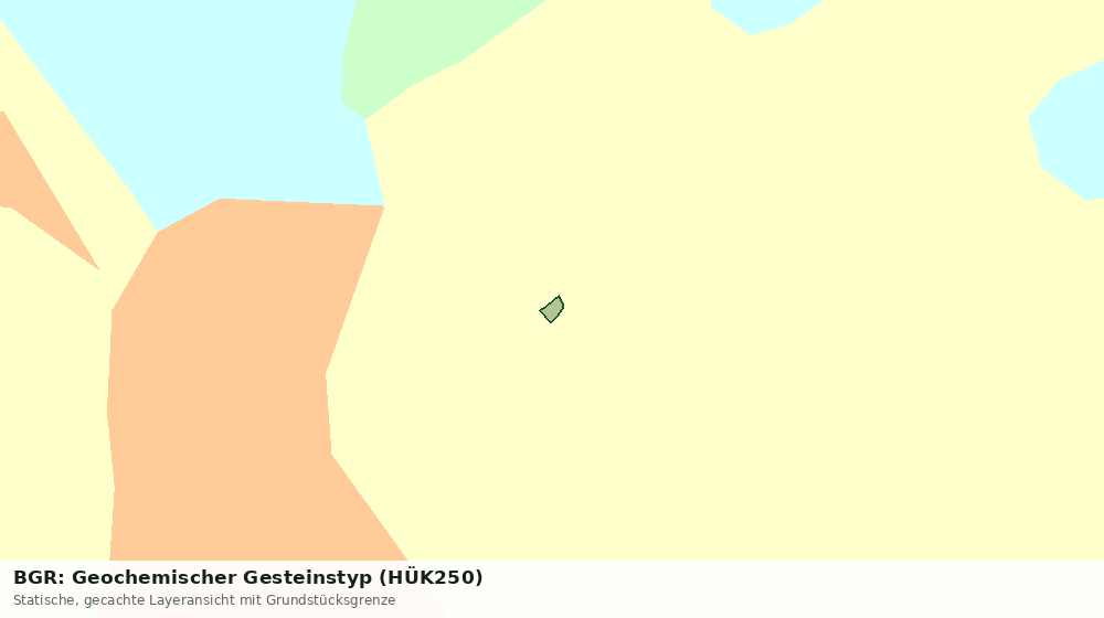 Statische Kartenansicht: BGR: Geochemischer Gesteinstyp (HÜK250)