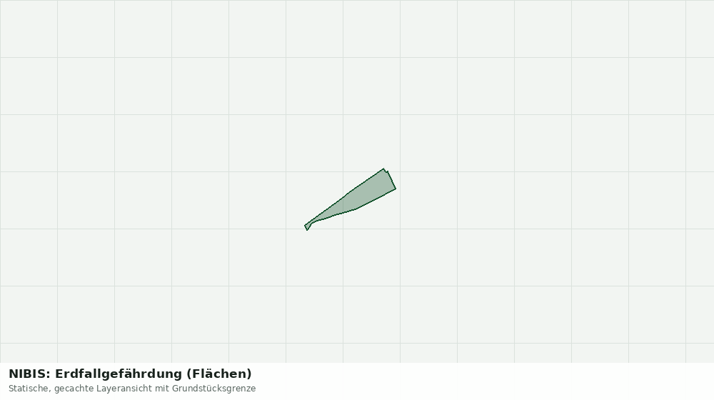 Statische Kartenansicht: NIBIS: Erdfallgefährdung (Flächen)