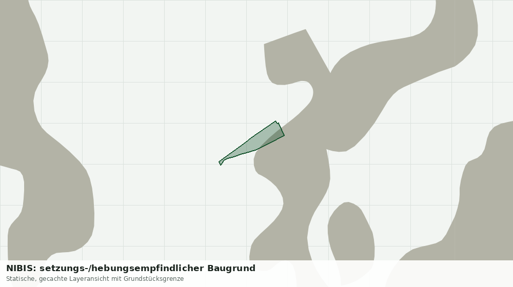 Statische Kartenansicht: NIBIS: setzungs-/hebungsempfindlicher Baugrund