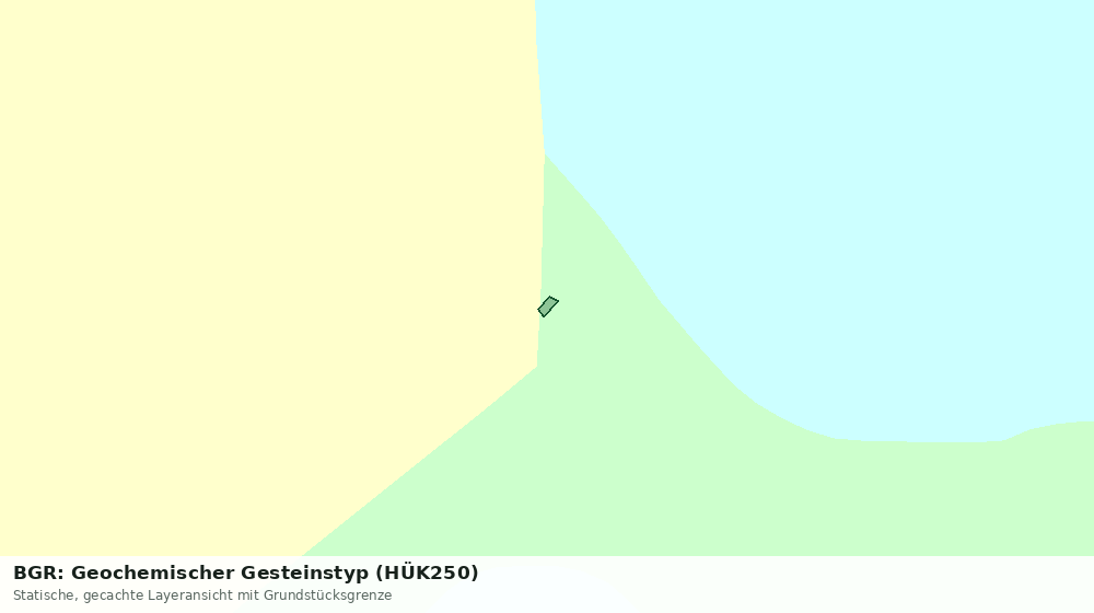 Statische Kartenansicht: BGR: Geochemischer Gesteinstyp (HÜK250)