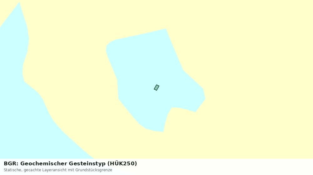 Statische Kartenansicht: BGR: Geochemischer Gesteinstyp (HÜK250)