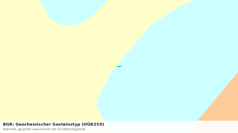 Statische Kartenansicht: BGR: Geochemischer Gesteinstyp (HÜK250)