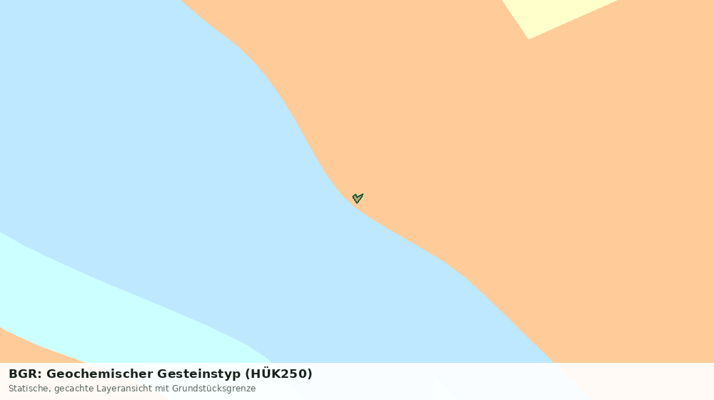 Statische Kartenansicht: BGR: Geochemischer Gesteinstyp (HÜK250)
