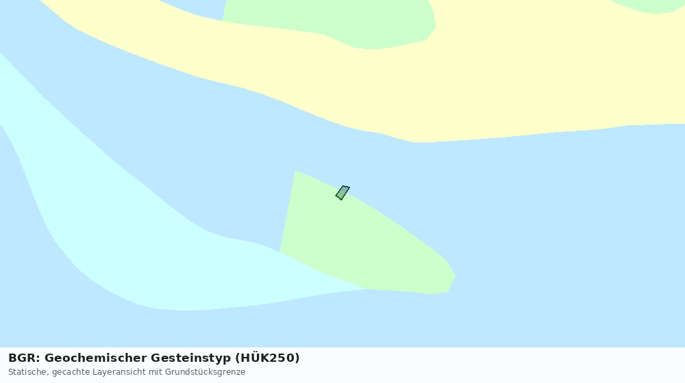 Statische Kartenansicht: BGR: Geochemischer Gesteinstyp (HÜK250)