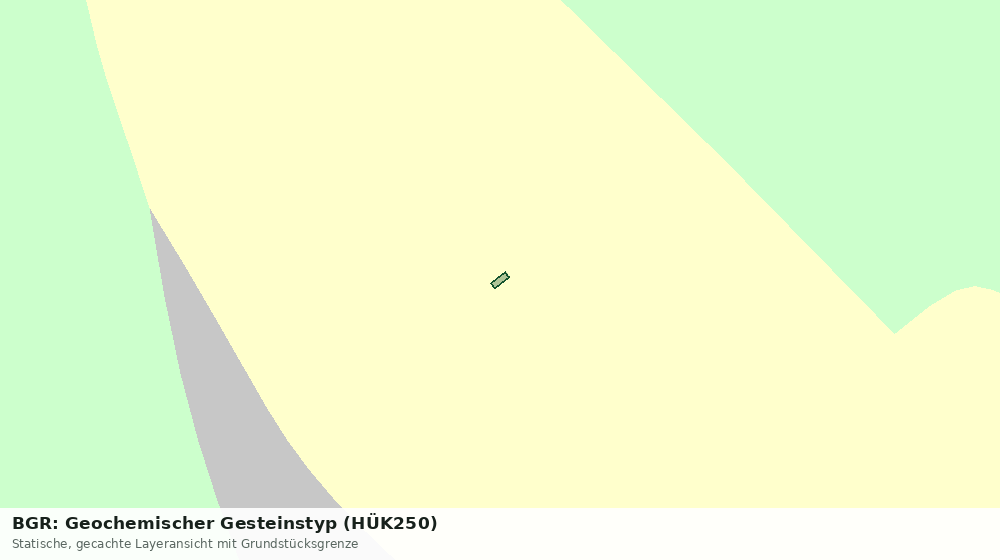 Statische Kartenansicht: BGR: Geochemischer Gesteinstyp (HÜK250)