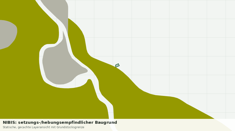 Statische Kartenansicht: NIBIS: setzungs-/hebungsempfindlicher Baugrund