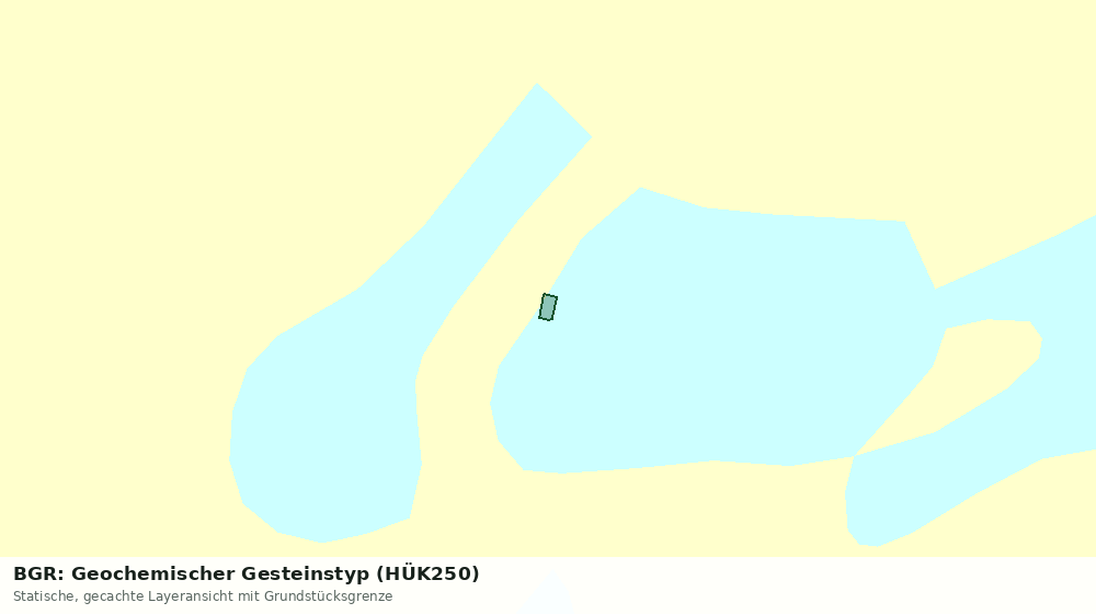 Statische Kartenansicht: BGR: Geochemischer Gesteinstyp (HÜK250)