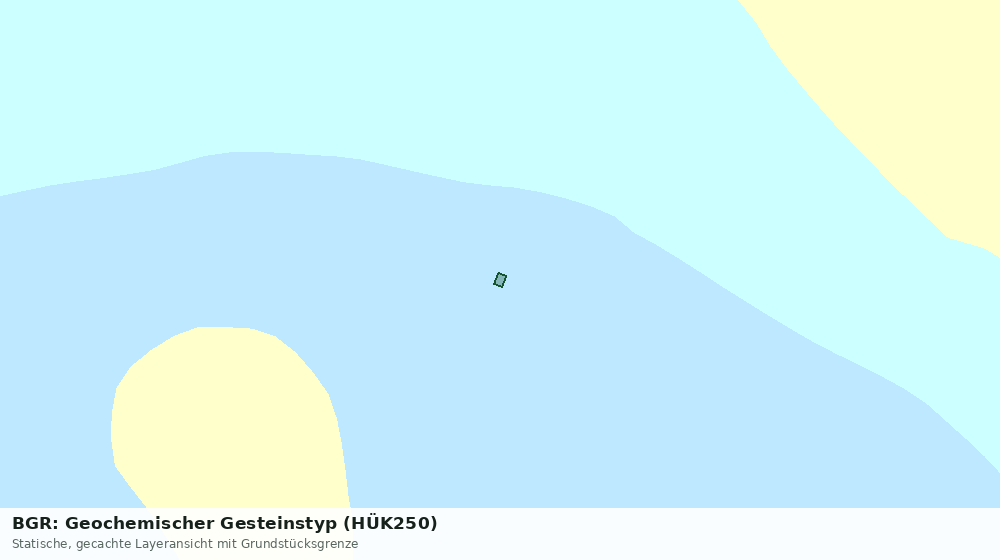 Statische Kartenansicht: BGR: Geochemischer Gesteinstyp (HÜK250)