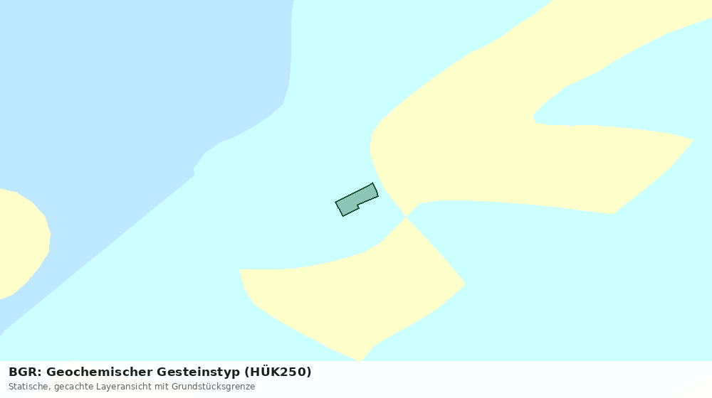 Statische Kartenansicht: BGR: Geochemischer Gesteinstyp (HÜK250)