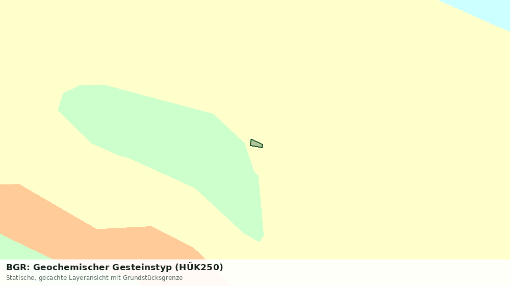 Statische Kartenansicht: BGR: Geochemischer Gesteinstyp (HÜK250)