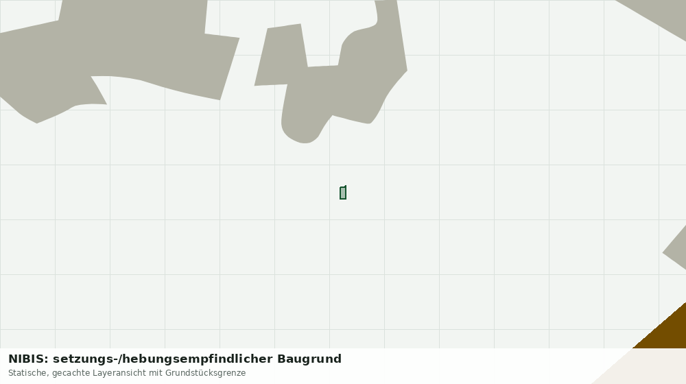 Statische Kartenansicht: NIBIS: setzungs-/hebungsempfindlicher Baugrund