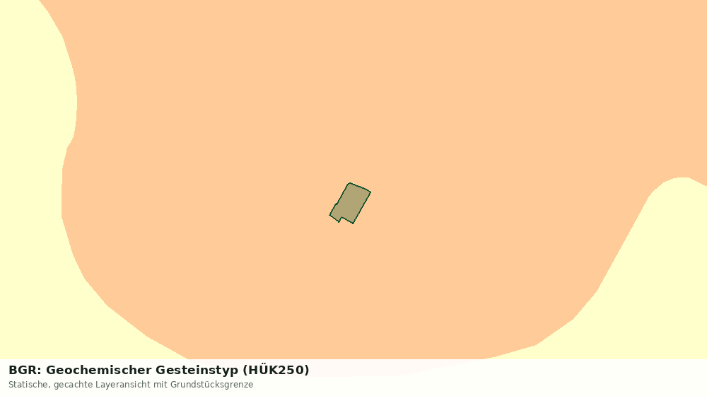 Statische Kartenansicht: BGR: Geochemischer Gesteinstyp (HÜK250)